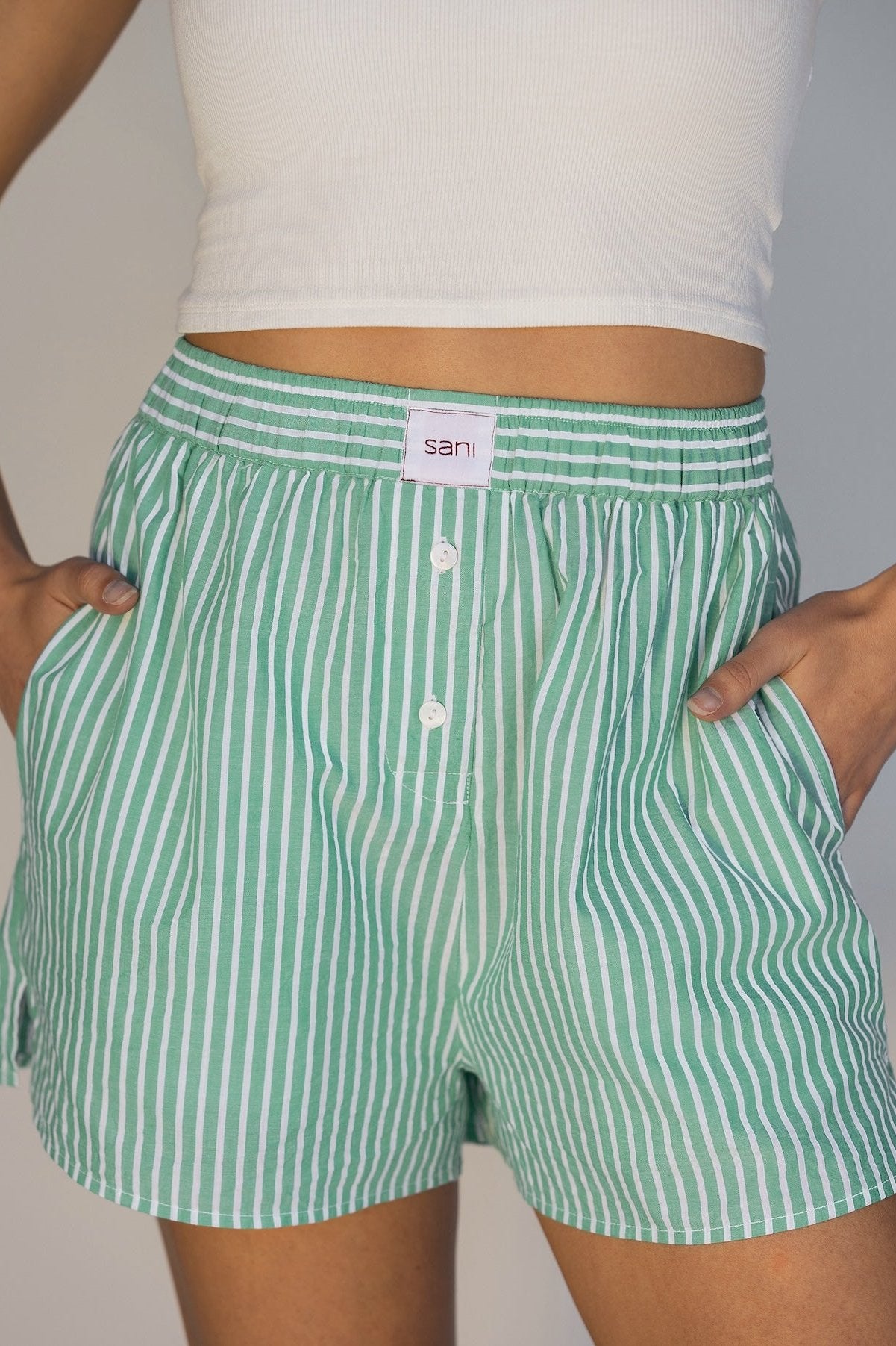 Our Boxer Shorts are the perfect piece for your summer wardrobe. The stripe is an instant classic, and the soft cotton make these comfortable and easy.